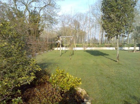 allestimento giardino con prato pronto